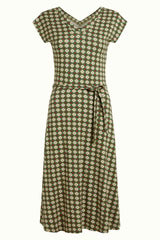 King Louie Double V Dress- Jade/Ponderosa Green