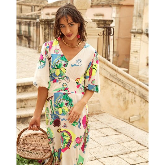 POM Sicilian love dress