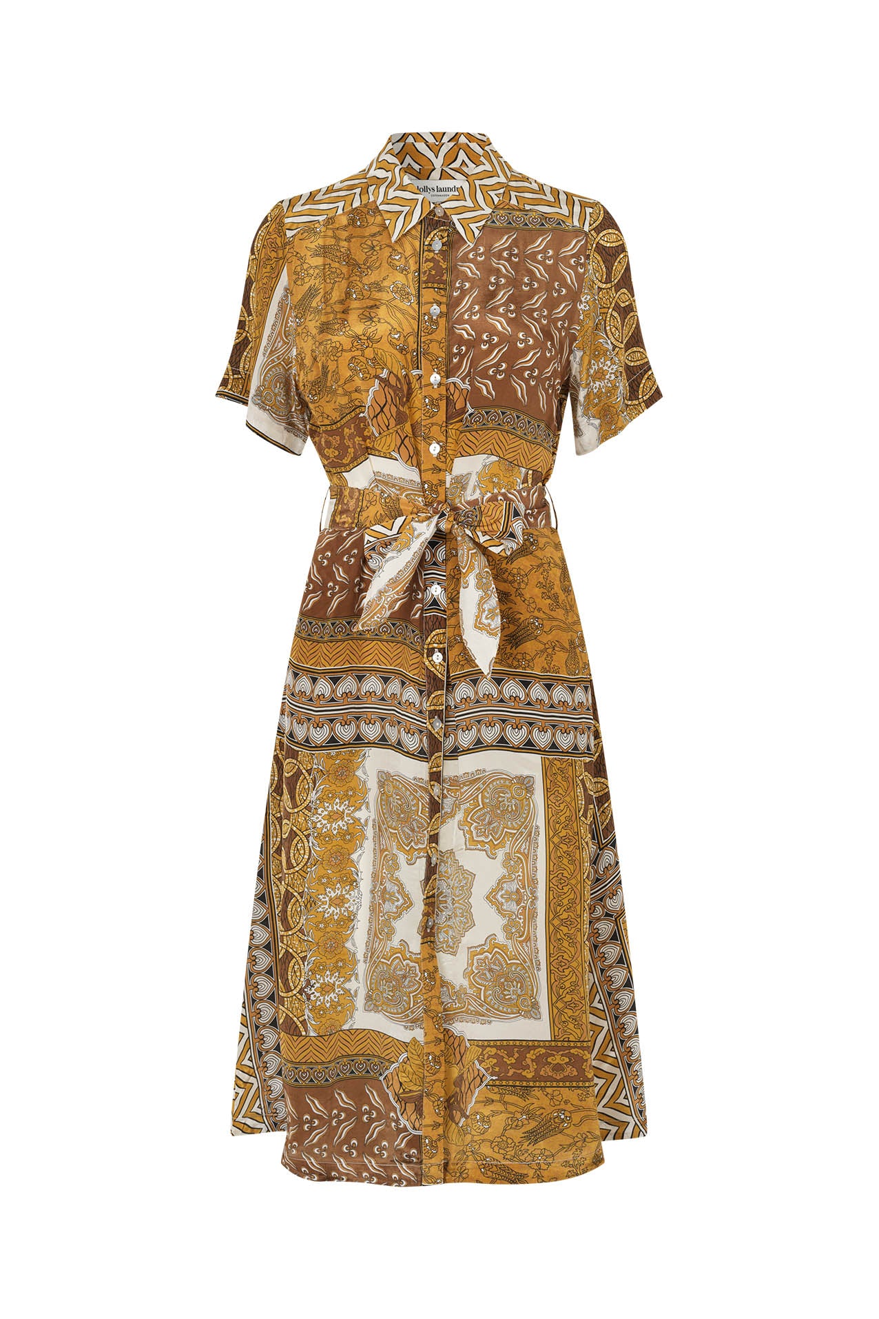 Lollys Laundry Tulle Midi Dress Graphic Print