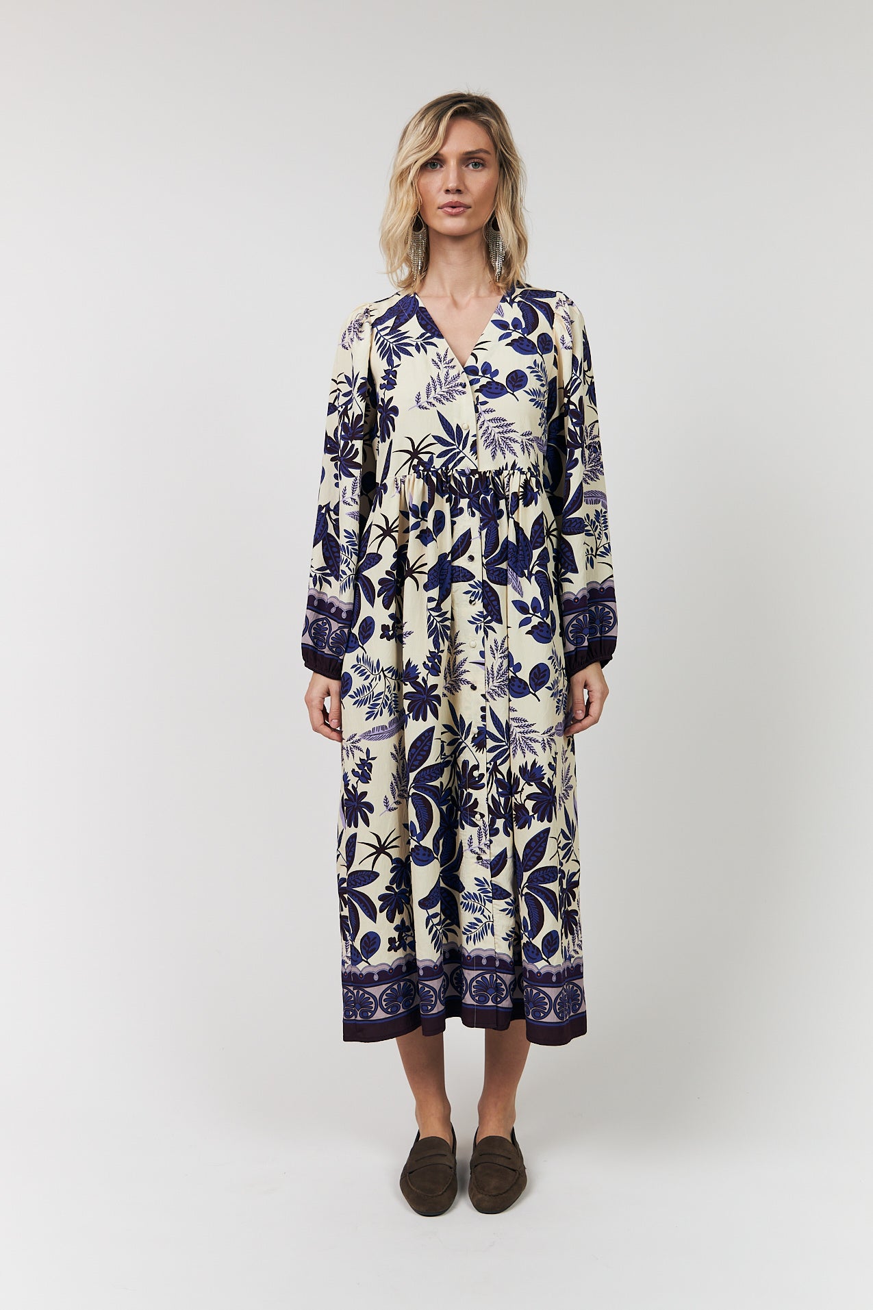 Lollys Laundry Sarai Dress Cream/Flower Print