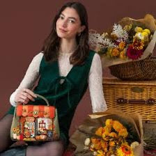Vendula London Flower Shop Amber Edition Mini Grace Bag