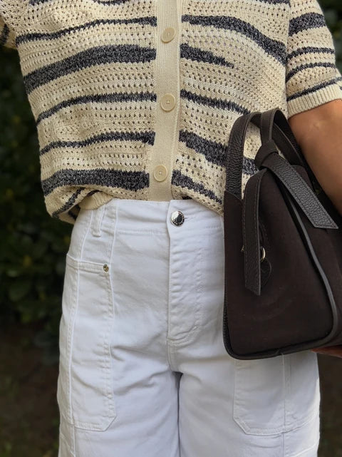 Mos Mosh Rosy Bianco Pant White