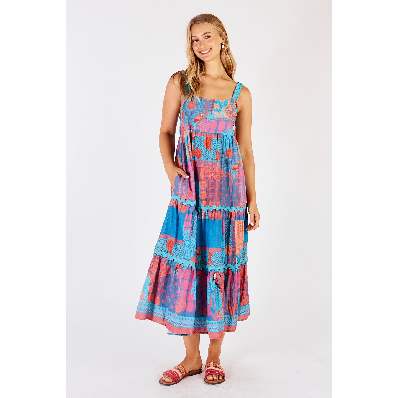 Lula Life Luna Sundress(candy or lagoon)