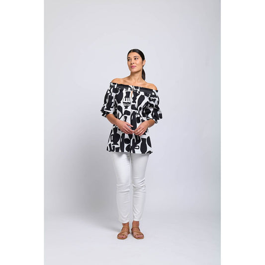 Foil Shirr Genius Top Chalice