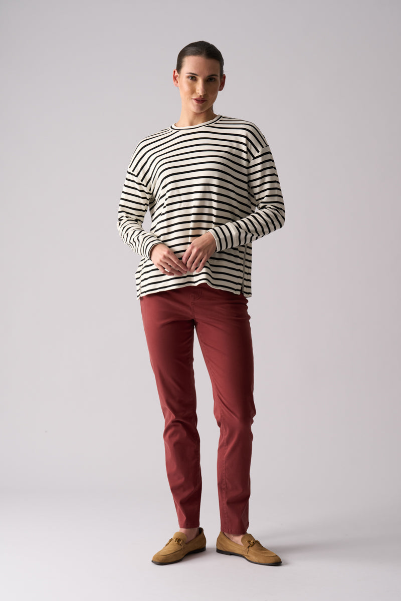 Foil Holey Moley Trouser Dark Sage/Russet