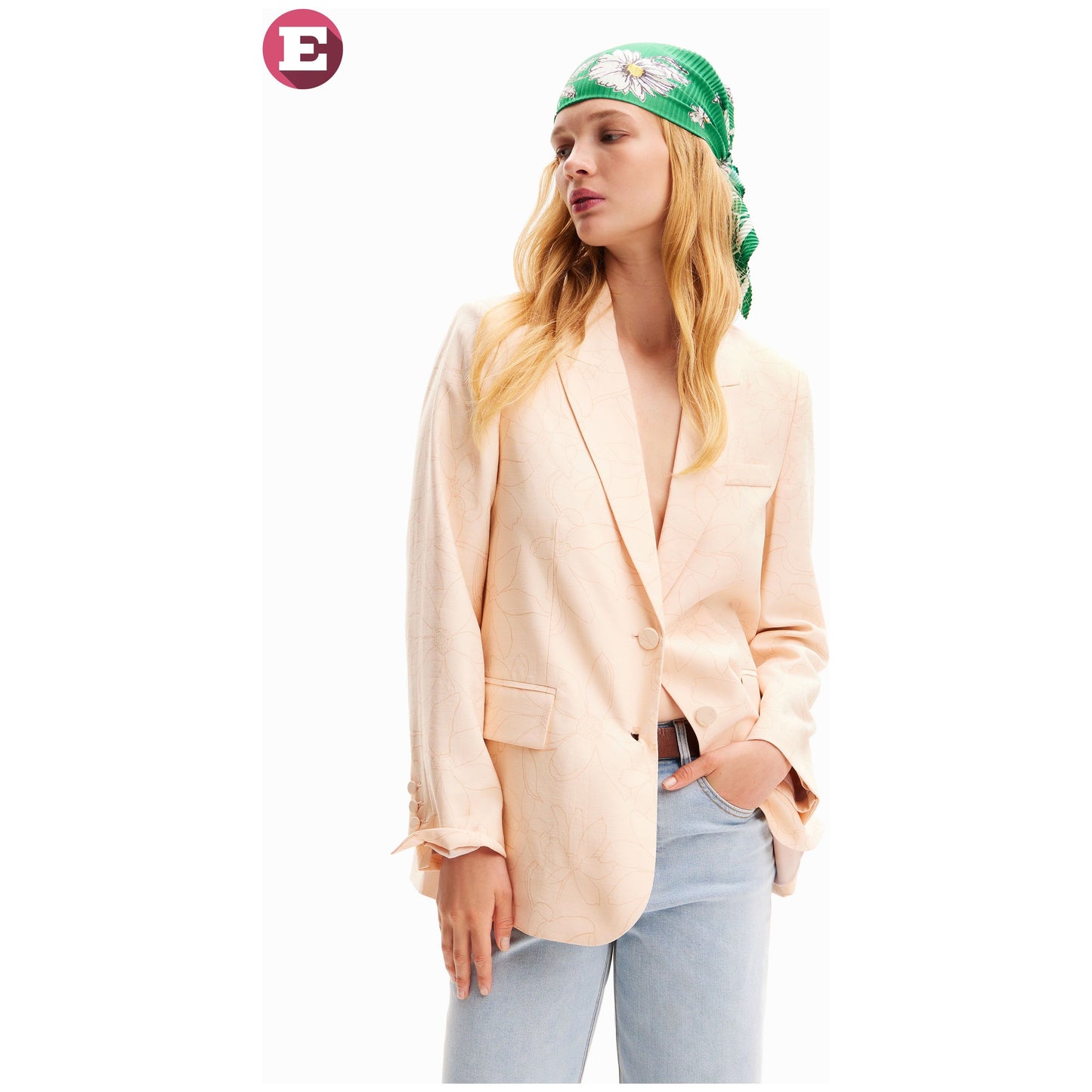 Desigual Jacket 24SWEW16 Crudo