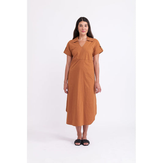 Foil Easy Going Dress (Ginger or Navy)