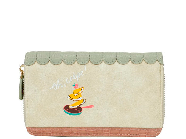 Vendula La Petite crêperie medium zip around wallet