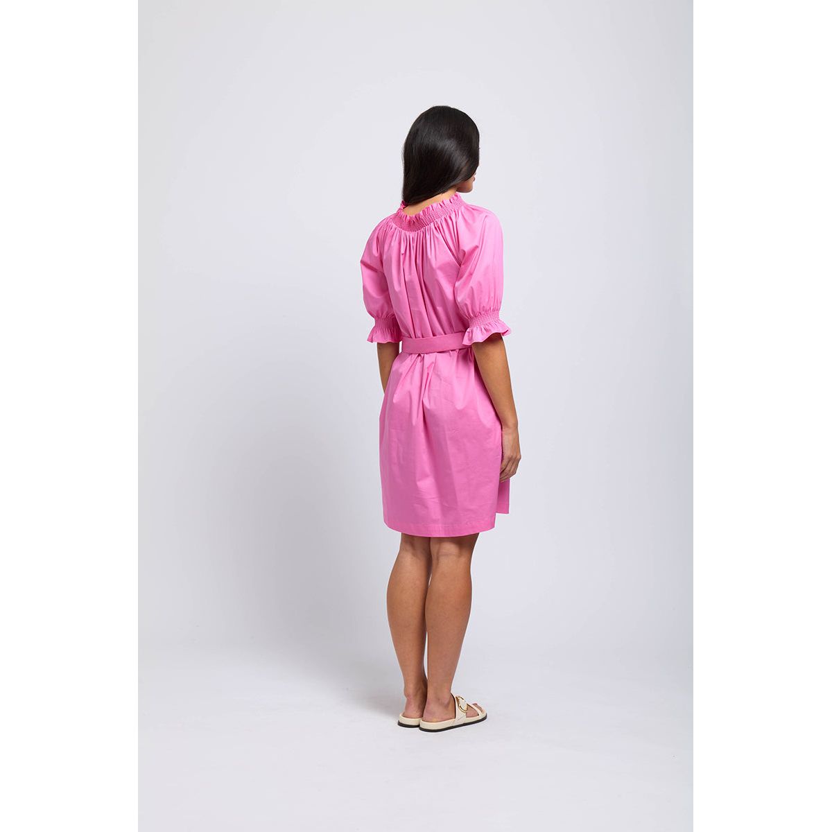 Foil Eye Candy Dress (Pink or Kelly)