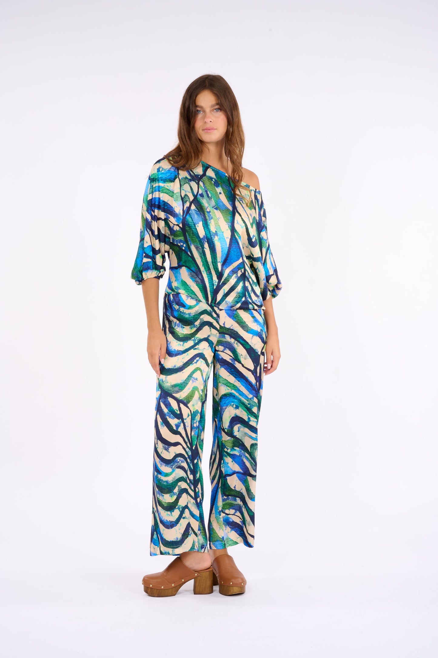 Lauren Vidal Bobi Blue Pants
