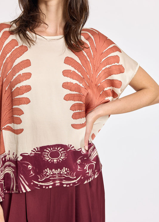 Lauren Vidal Cara Cream Top