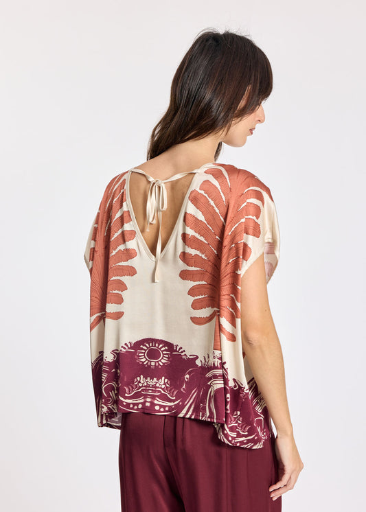 Lauren Vidal Cara Cream Top