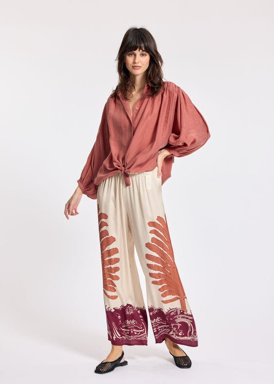 Lauren Vidal Tara Cream Pants