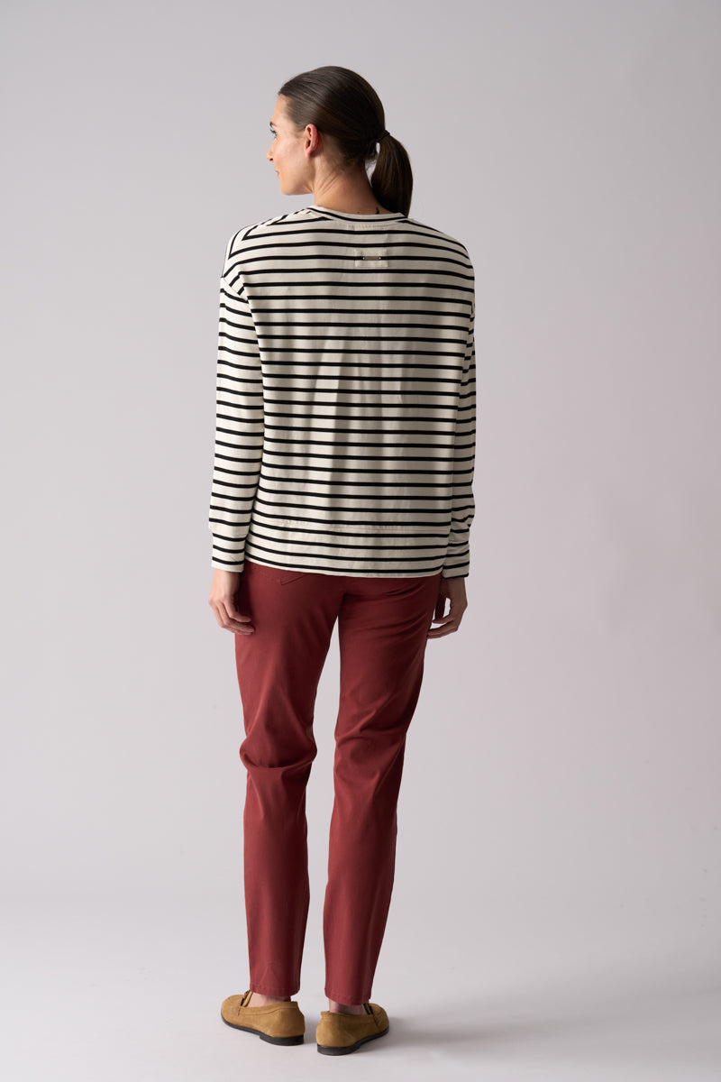 Foil Holey Moley Trouser Dark Sage/Russet