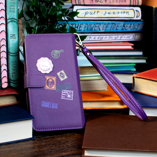 Vendula Travelling Library Universal Flip Phone Case