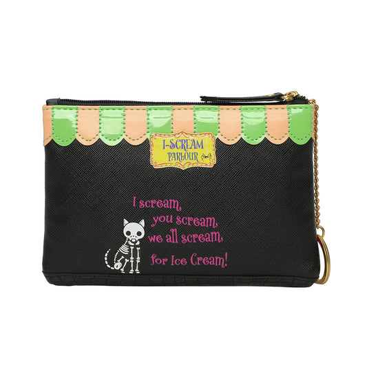 Vendula I scream Parlour Zipper Key Coin Purse