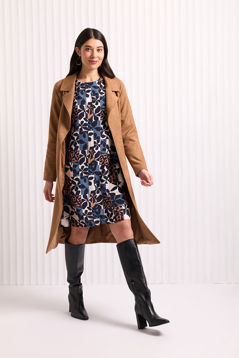 Foil Faux-Sure Trench (biscuit, blue steel or chalk)