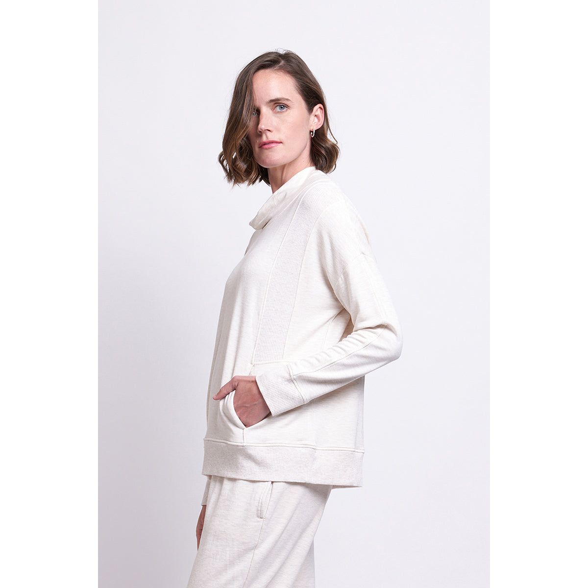 Foil Too Easy Sweater Oat Marl