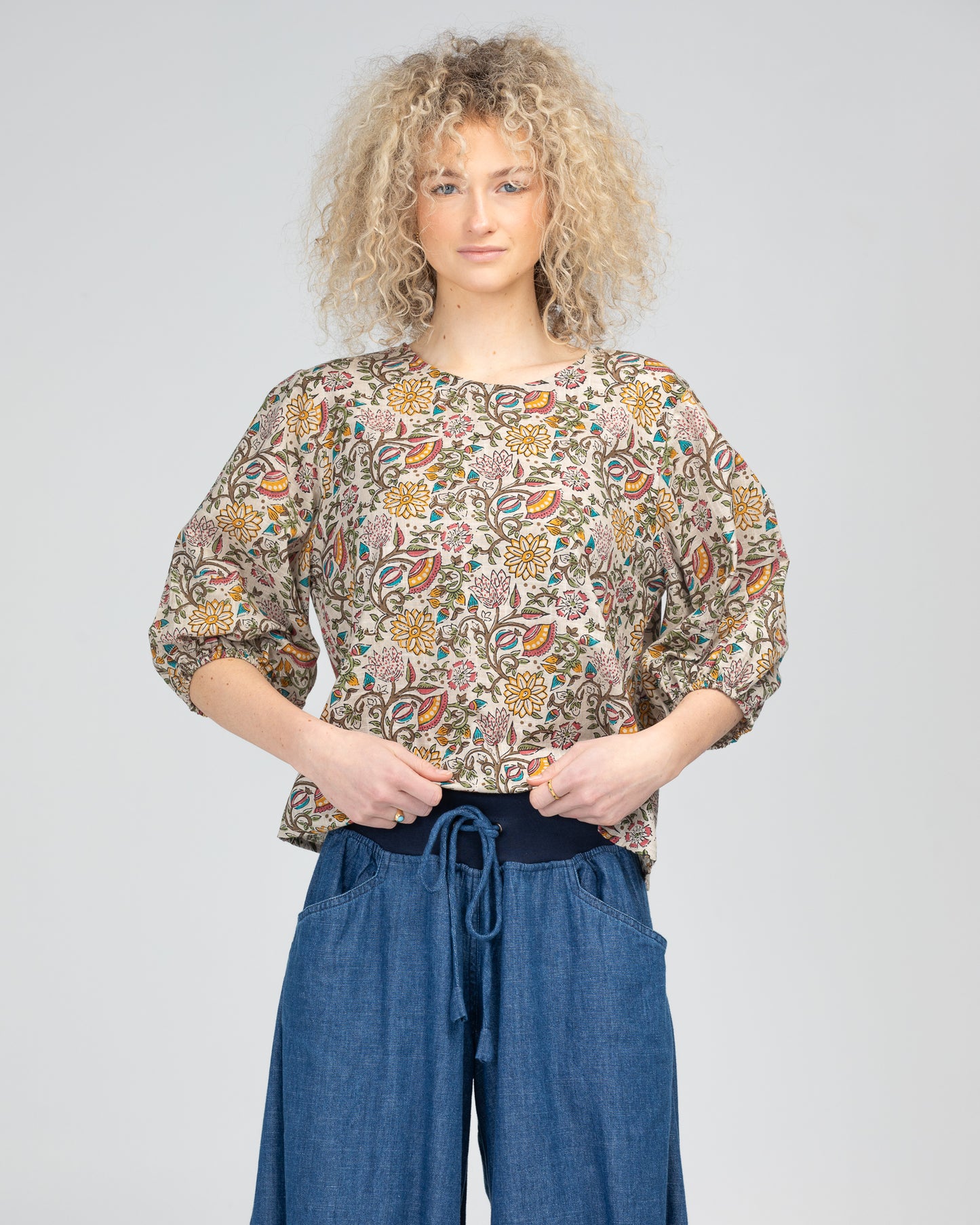 Boom Shankar Mid wash Denim Guru Pant