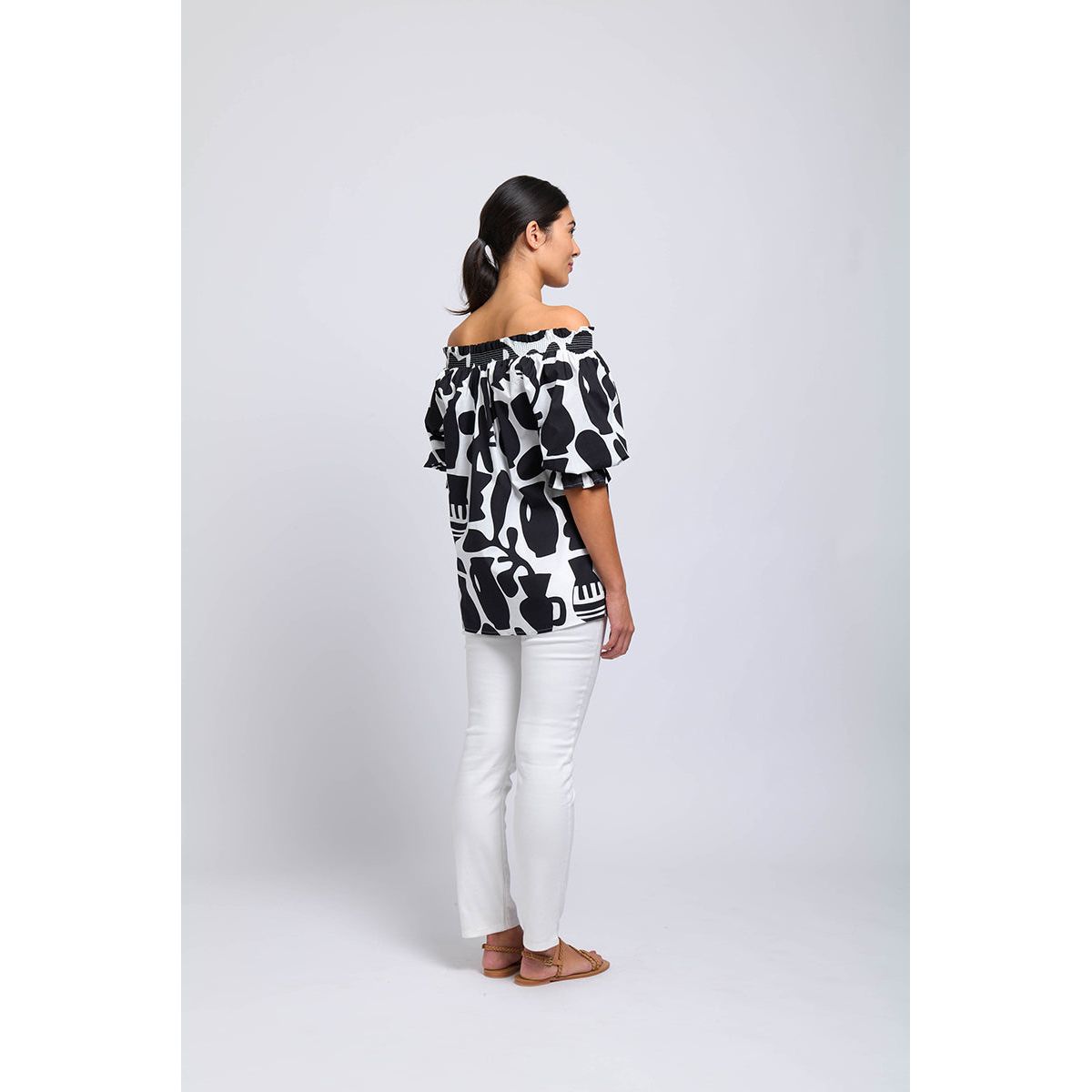 Foil Shirr Genius Top Chalice