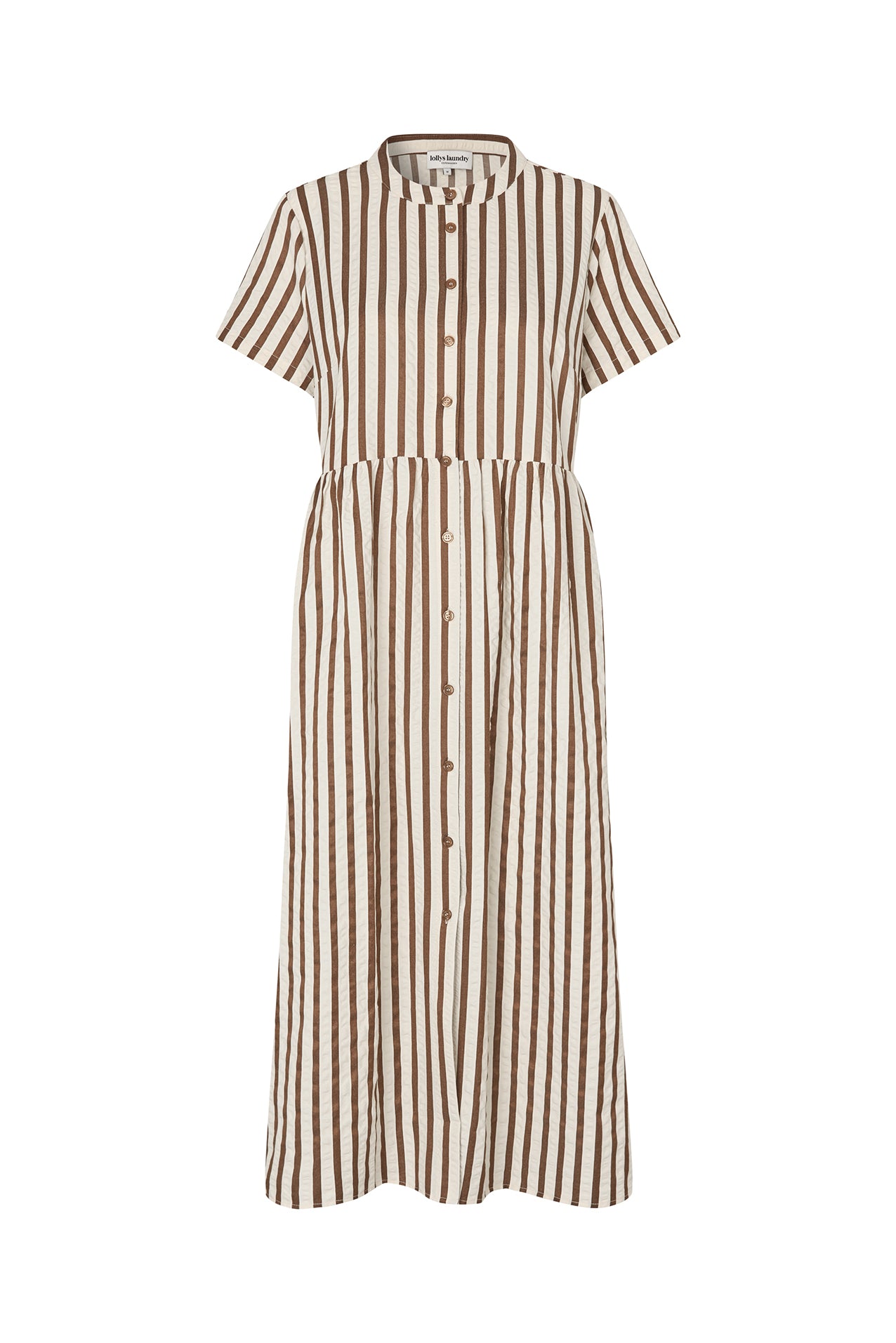 Lollys Laundry Aliya Maxi Dress Dark Mokka