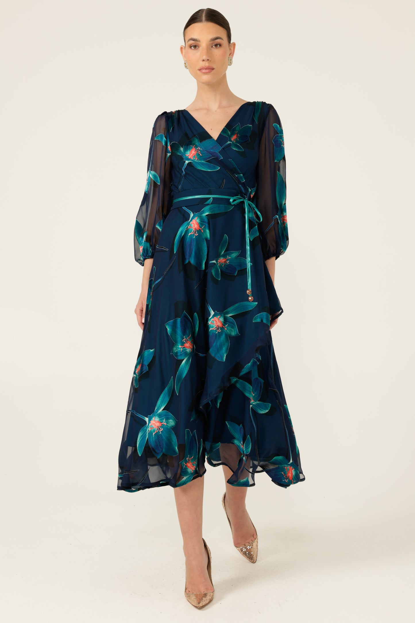 Sacha Drake Pendulum Wrap Dress