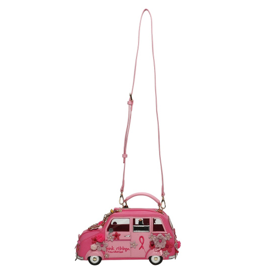 Vendula Pink Ribbon London Cats & Corgies Pink Taxi