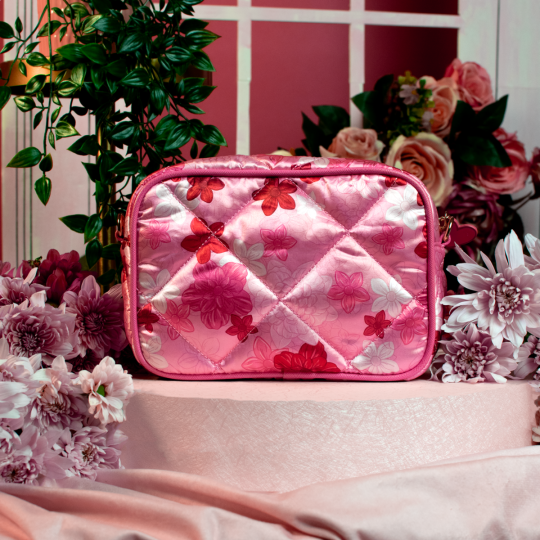 Vendula Pink Ribbon London Cats & Corgies Pink Camera Bag