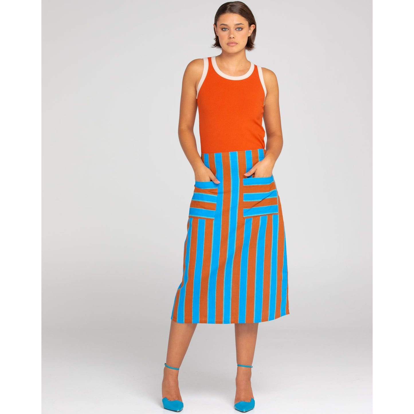 Boom Shankar Fay Skirt Cabana Stripe