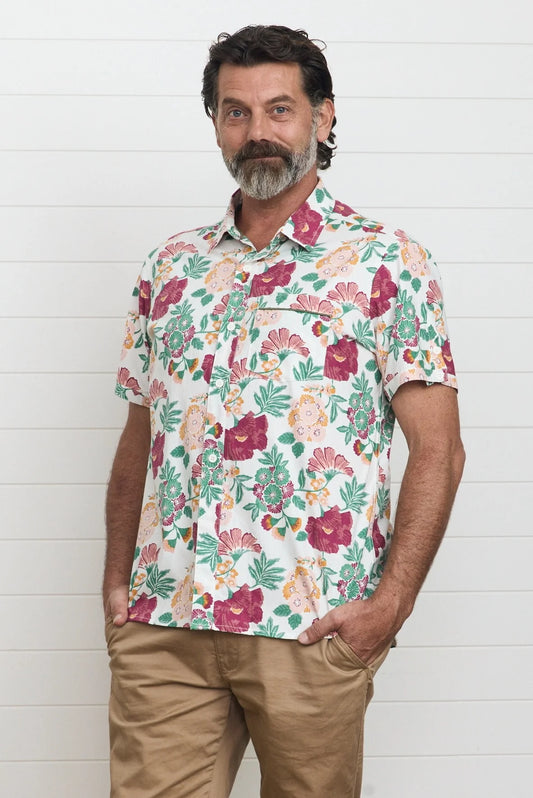 MahaShe Men's Shirt Bloom