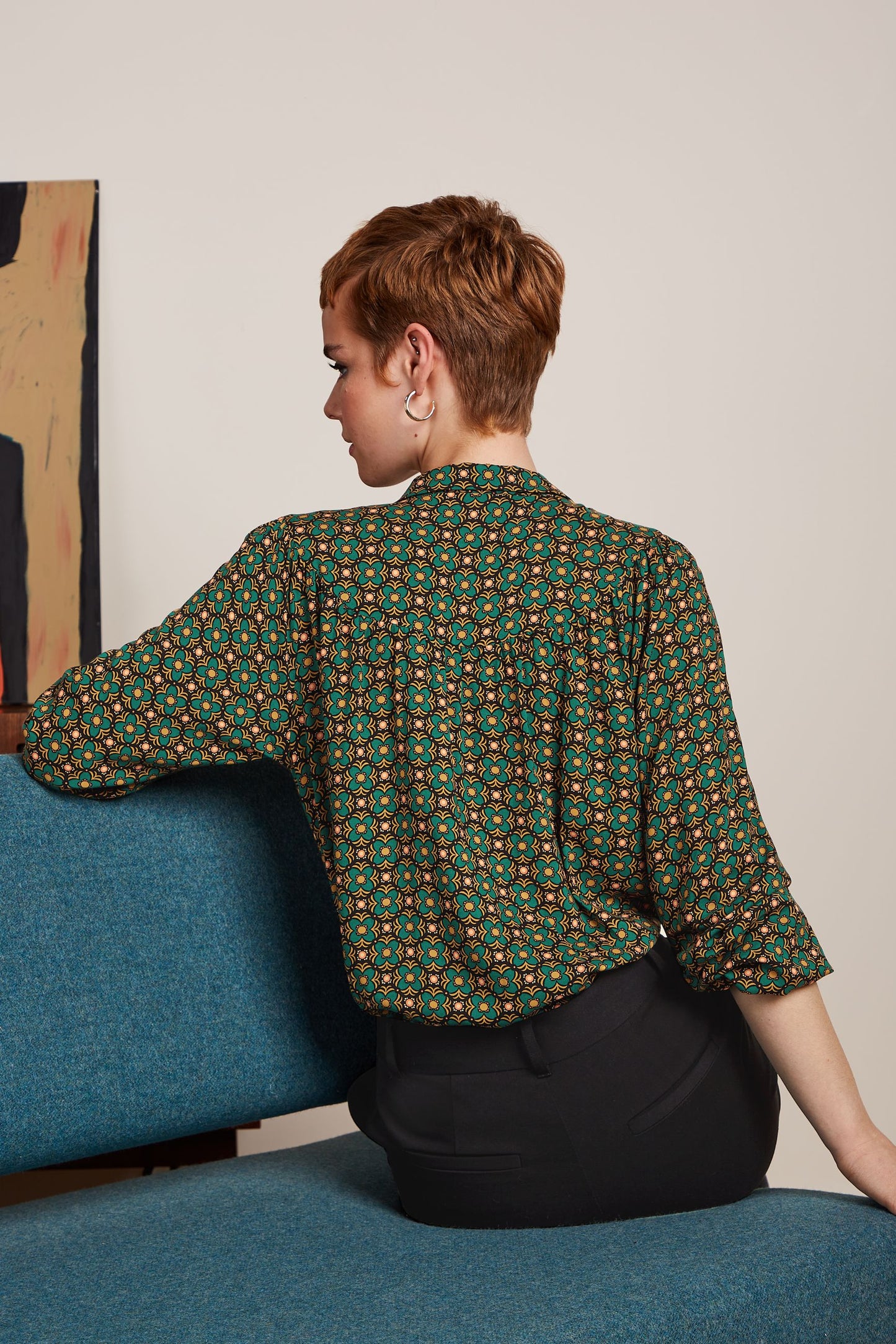 King Louie Edith Blouse valley