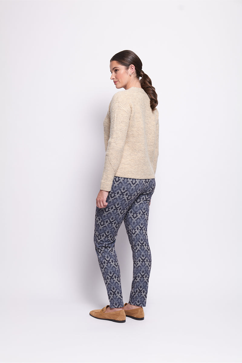Foil Good Reception Cardigan (Matcha & Natural)
