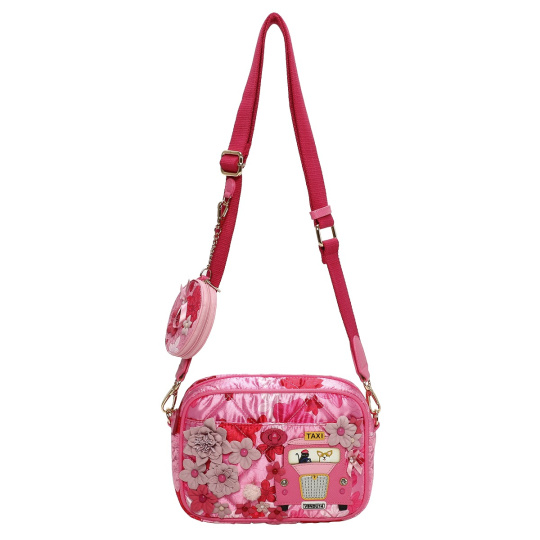 Vendula Pink Ribbon London Cats & Corgies Pink Camera Bag