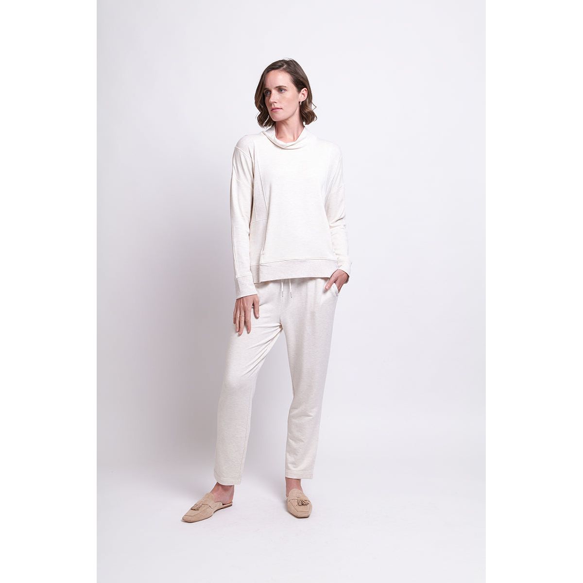 Foil Too Easy Sweater Oat Marl