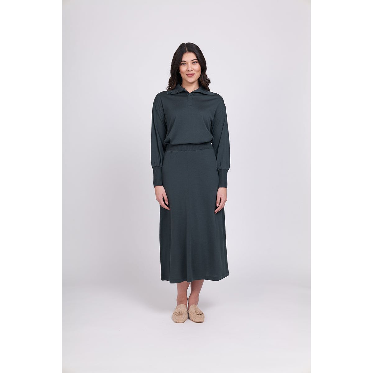 Foil A Game Skirt (Balsam & Ginger)