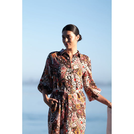 Foil sweeping beauty dress (off grid or montage)