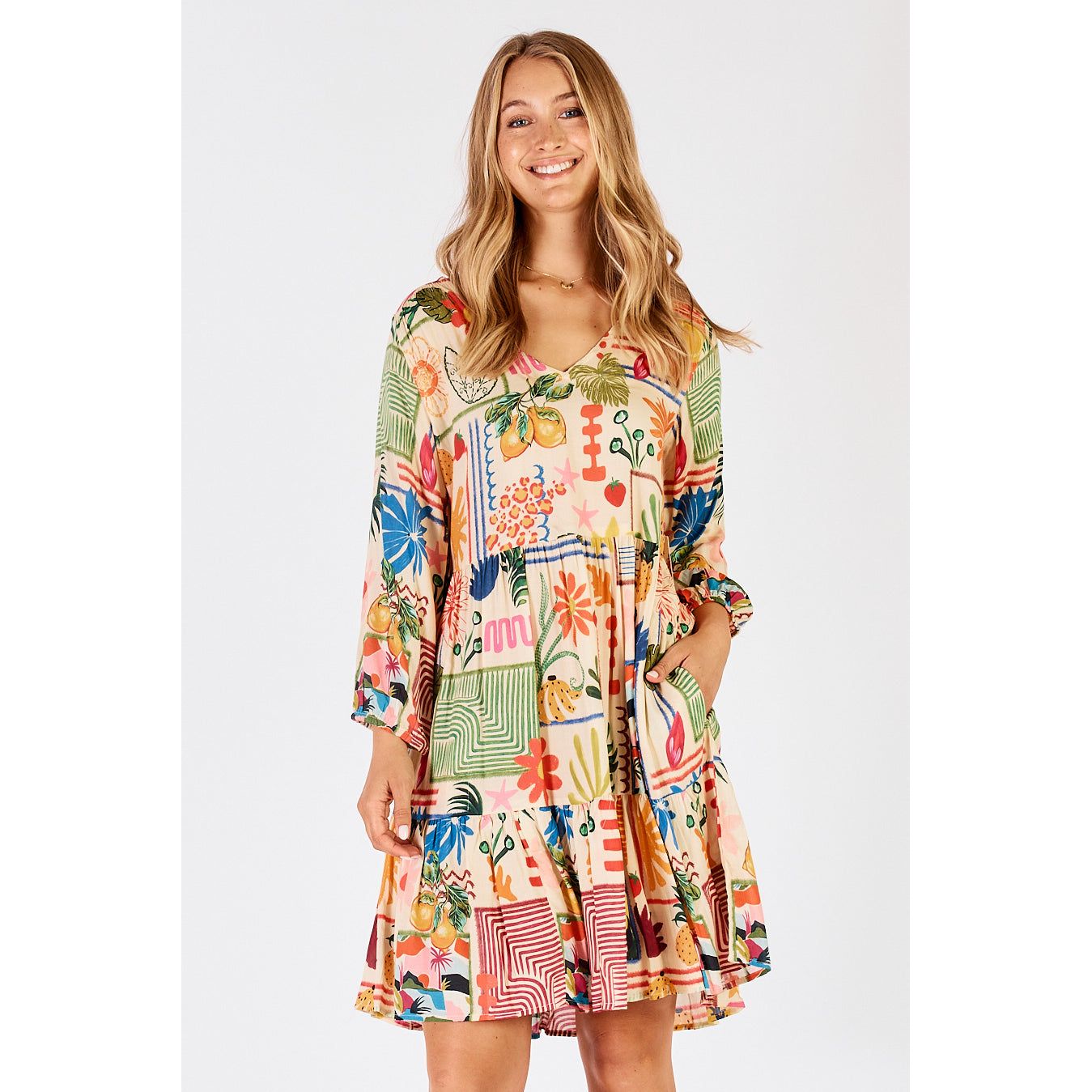Lula Life Ellery Dress Cream