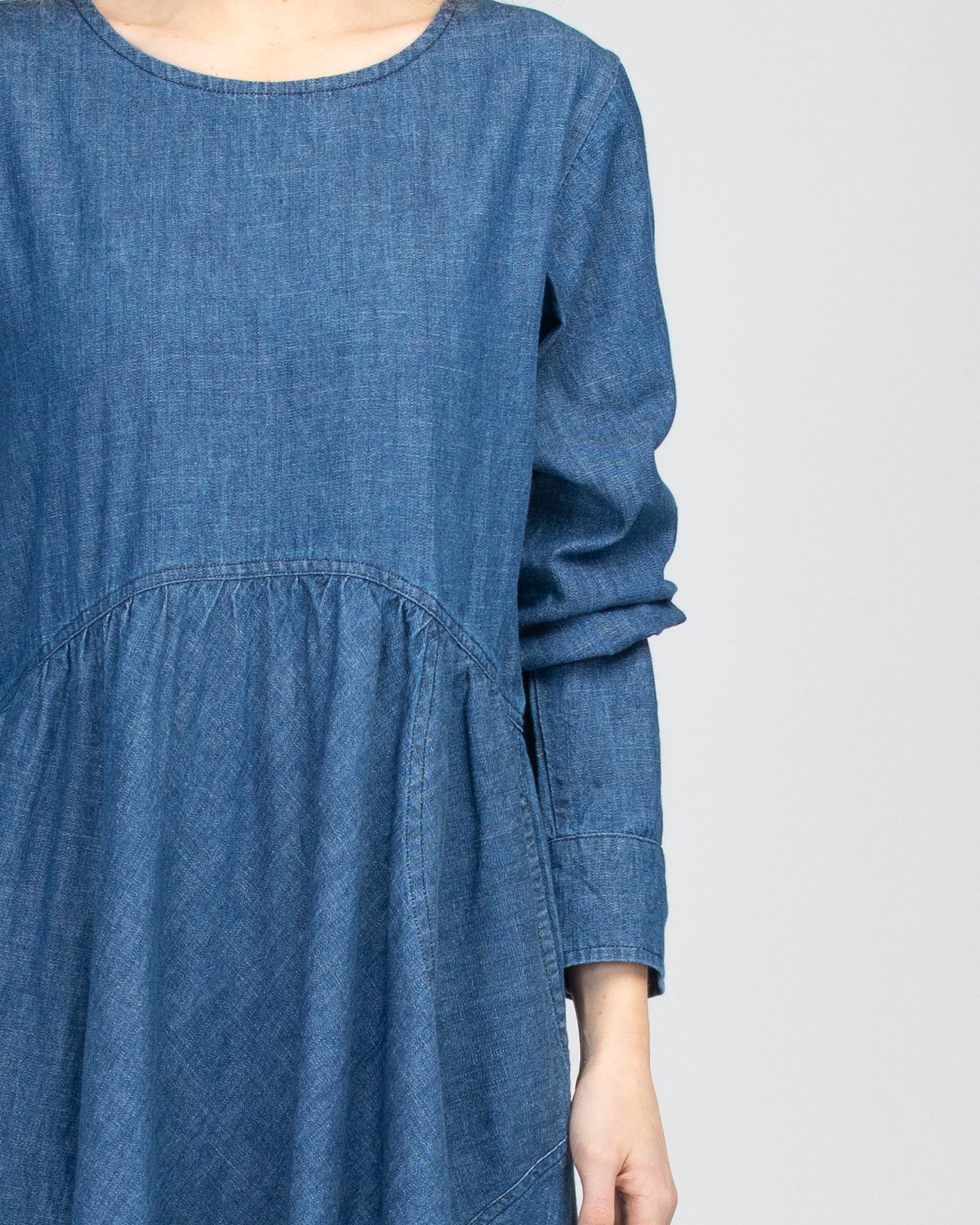 Boom Shankar mid Wash Denim Guru dress