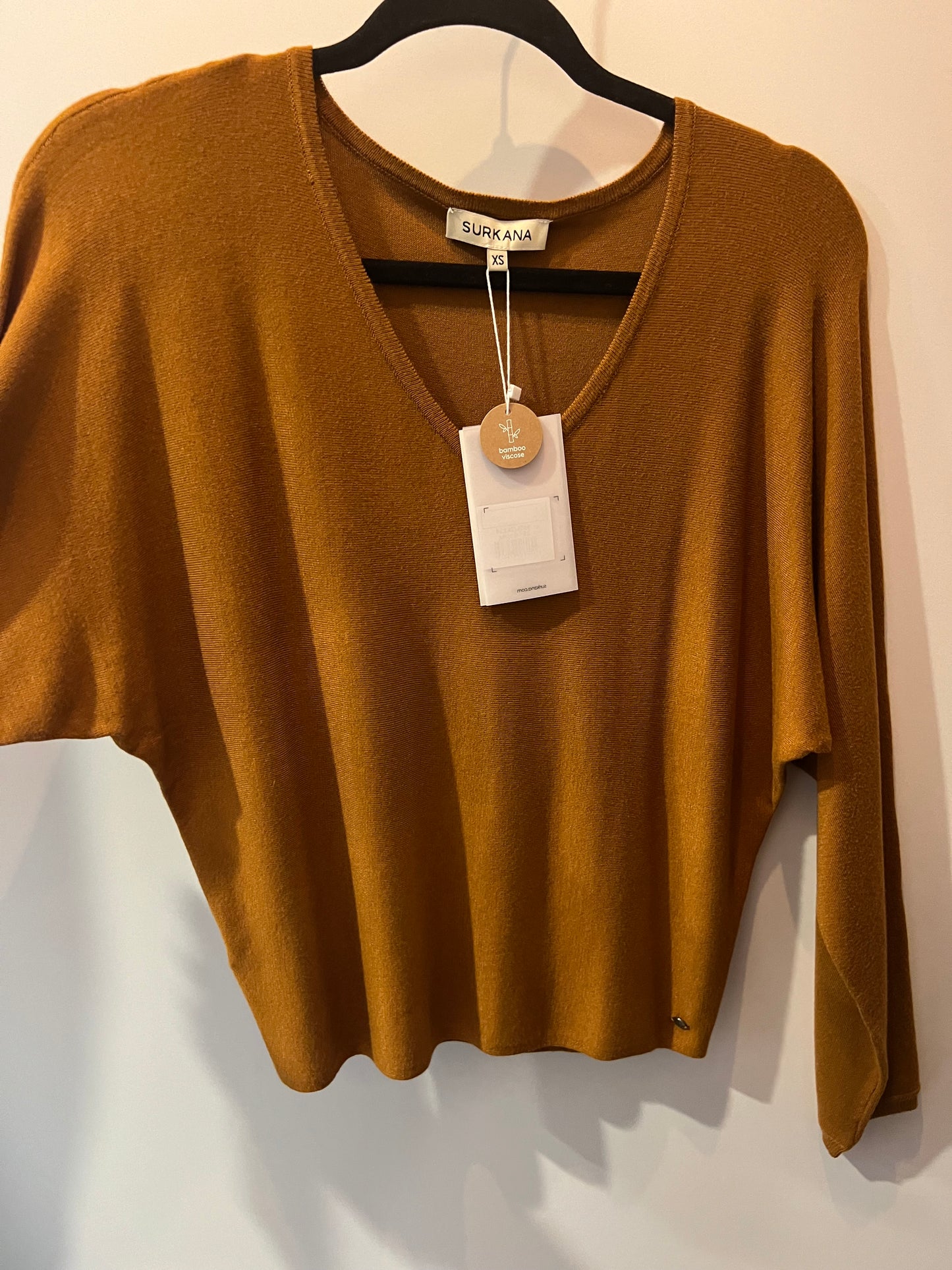 Surkana Top Steel Blue/Golden Mustard