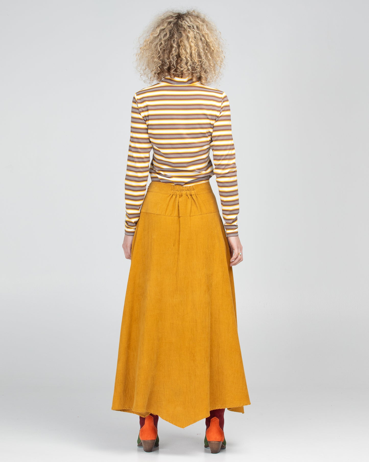 Boom Shankar Adeline skirt Marigold