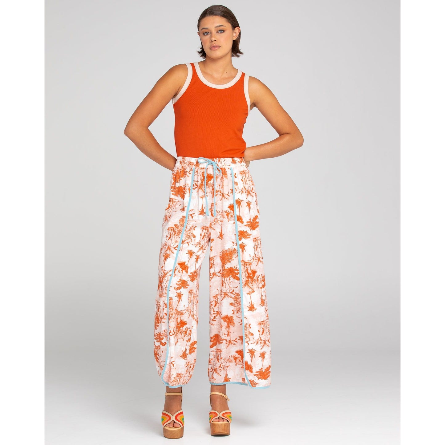 Boom Shankar Cuba Pant 7/8 Western Palm