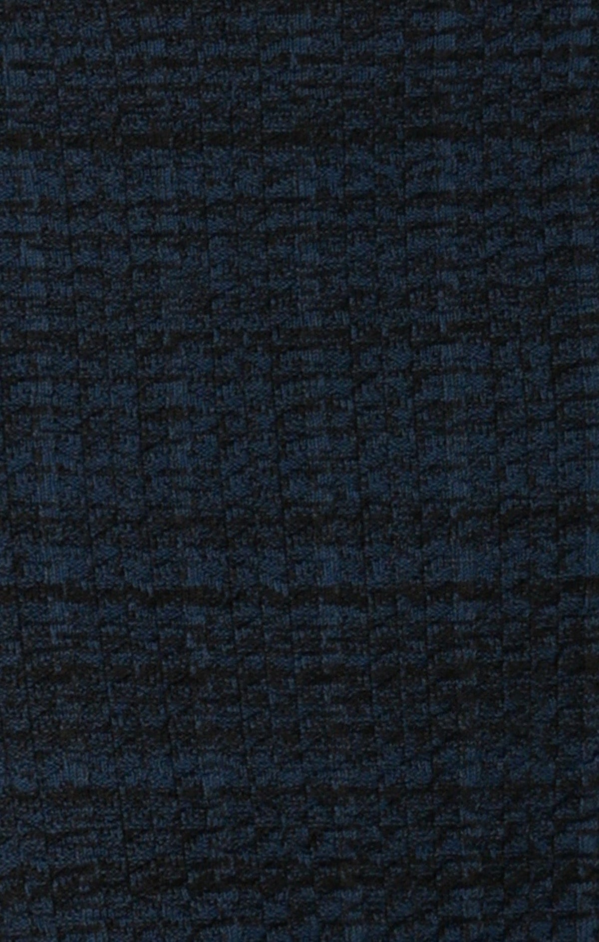 Sacha Drake short sleeve Chevron knit top in ocean black