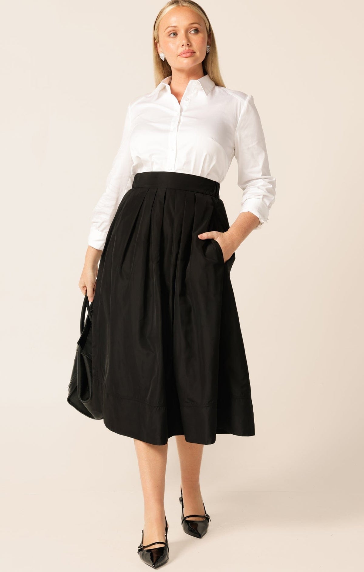 Sacha Drake pleated a line skirt