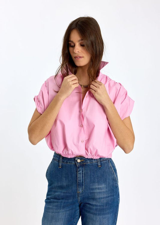 Lauren Vidal Tilt Rose Blouse