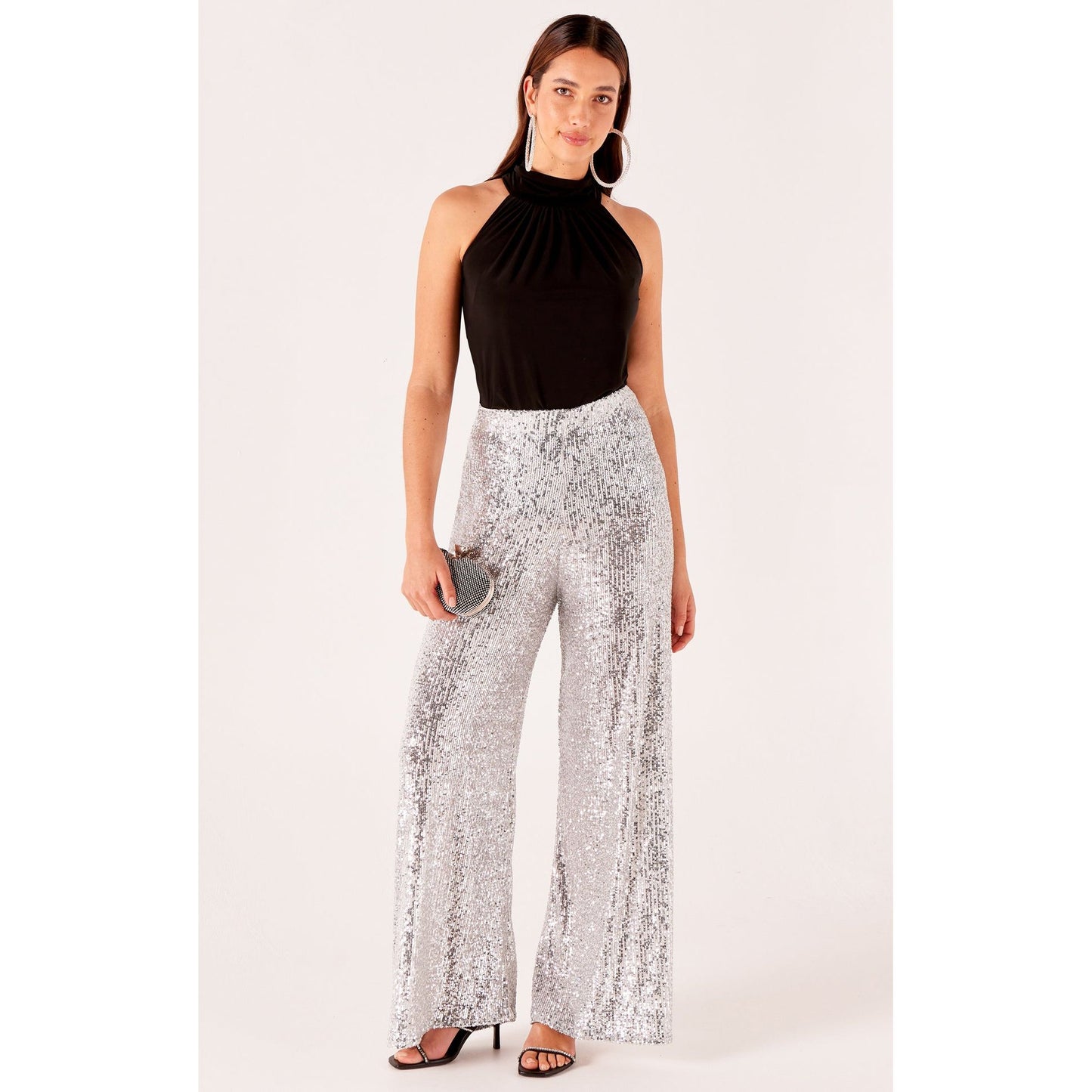 Sacha Drake Sequin Palazzo Pant