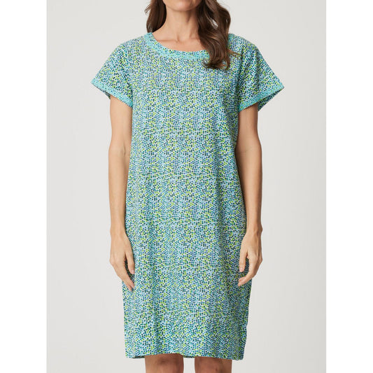 Cake Barbara Dress Green Spot or Positive Negative