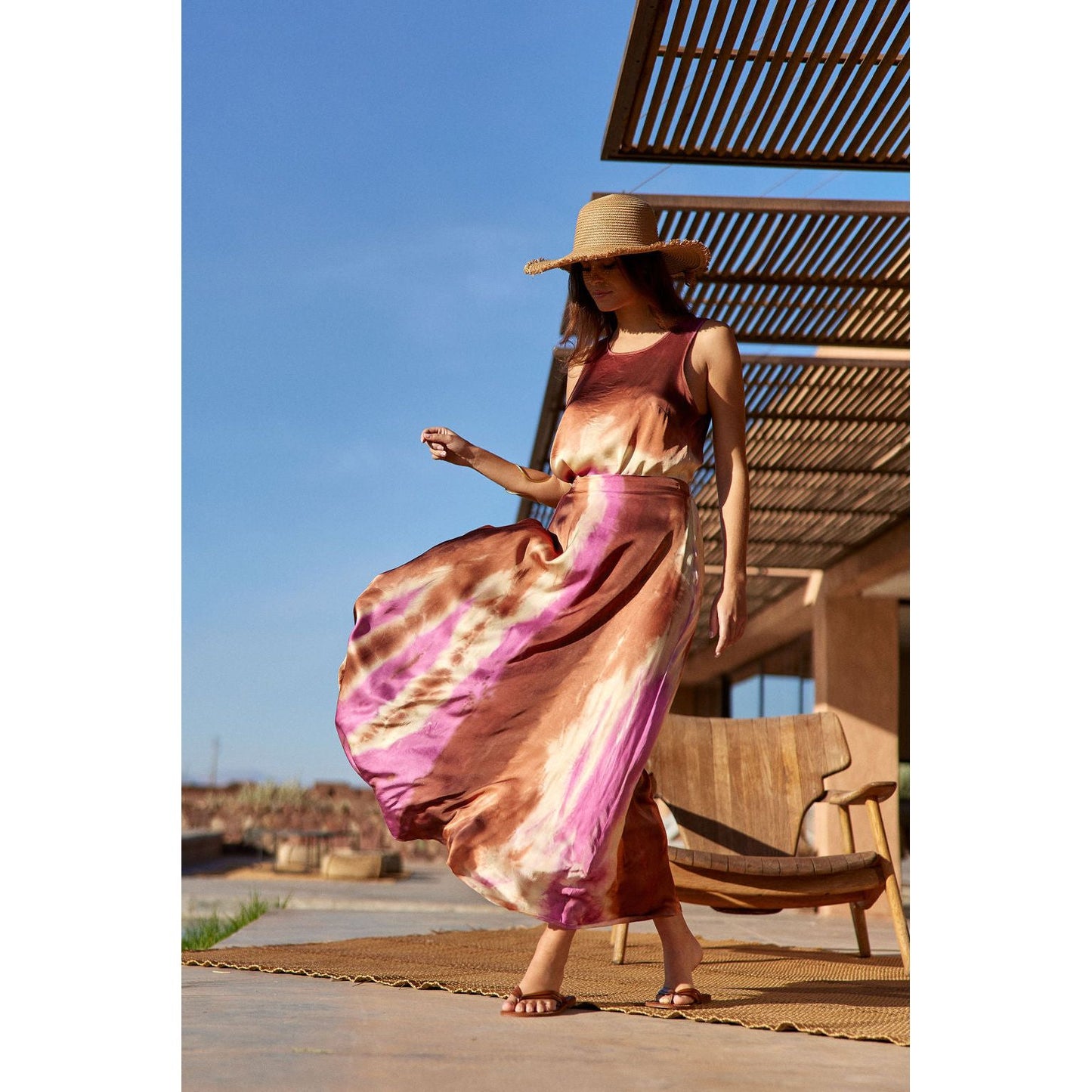 Lauren Vidal Rosa Skirt