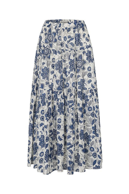 Lolly's Laundry Sunset Maxi Skirt Blue