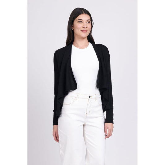 Foil Chasing Waterfalls Cardigan (Black, Plum & Cadillac)