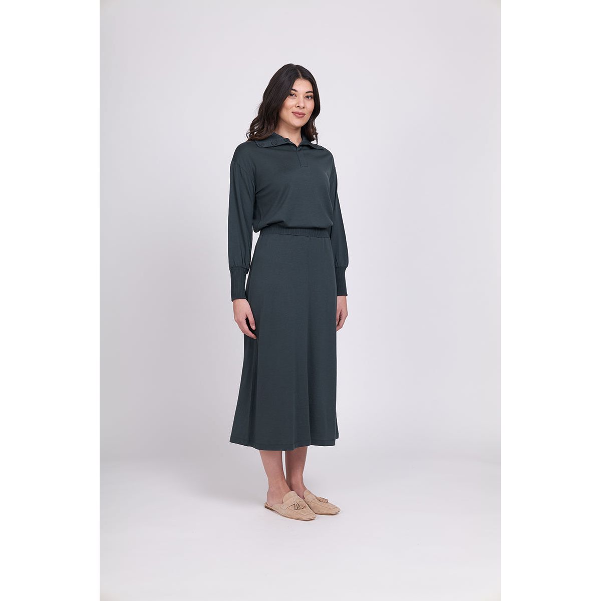 Foil A Game Skirt (Balsam & Ginger)